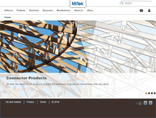 Tablet Screenshot of mitek.co.uk