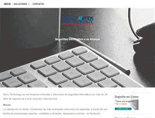 Tablet Screenshot of mitek.net
